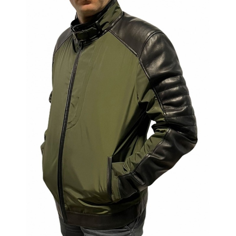 R-E21170 ΑΝΔΡΙΚΟ ΥΦΑΣΜΑΤΙΝΟ ΧΑΚΙ BIKER  R-E21170 ΑΝΔΡΙΚΟ ΥΦΑΣΜΑΤΙΝΟ ΧΑΚΙ BIKER