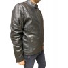 MANS LEATHER JACKET 4454 BLACK