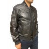 ID-4557-BLACK ΑΝΔΡΙΚΟ ΔΕΡΜΑΤΙΝΟ BOMBER ΜΠΟΥΦΑΝ ΜΑΥΡΟ