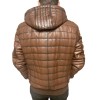 MENS LEATHER JACKET GR-223 BROWN