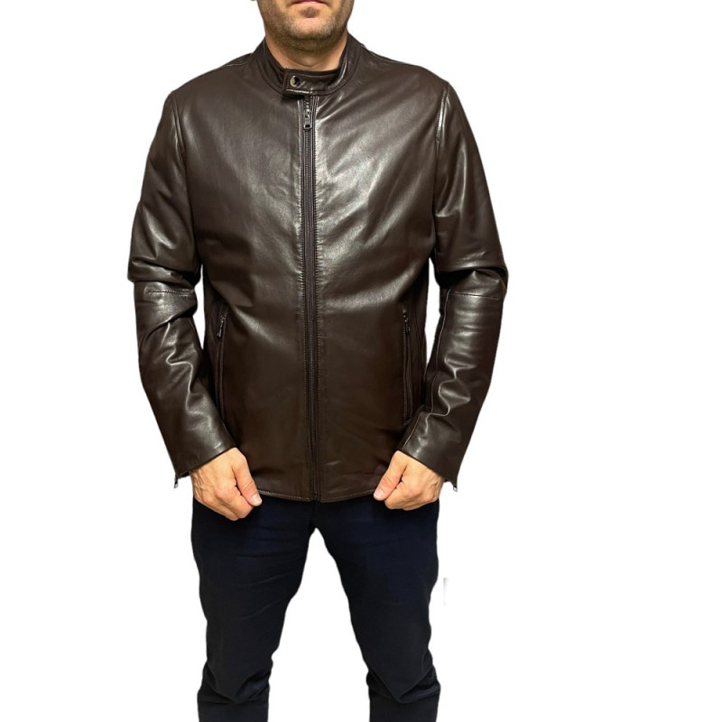 ANCONA ΑΝΔΡΙΚΟ ΔΕΡΜΑΤΙΝΟ ΜΠΟΥΦΑΝ ΚΑΦΕ