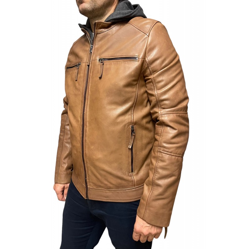 BO-1056-BOGOTA ΑΝΔΡΙΚΟ ΔΕΡΜΑΤΙΝΟ ΜΠΟΥΦΑΝ ΤΑΜΠΑ