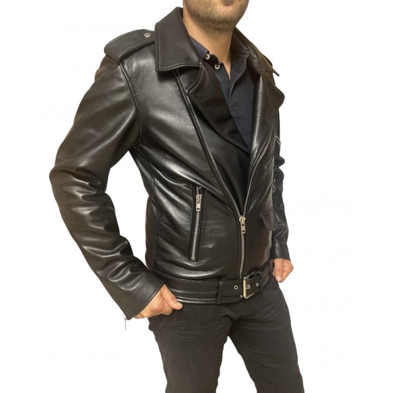 BO-STEVEN 20 ΑΝΔΡΙΚΟ ΔΕΡΜΑΤΙΝΟ PERFECTO ΜΑΥΡΟ BO-STEVEN 20 ΑΝΔΡΙΚΟ ΔΕΡΜΑΤΙΝΟ PERFECTO ΜΑΥΡΟ