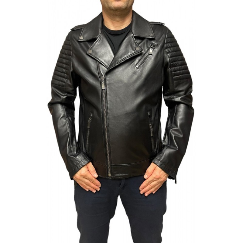 GR-274 ΑΝΔΡΙΚΟ ΔΕΡΜΑΤΙΝΟ BIKER-PERFECTO ΜΑΥΡΟ GR-274 ΑΝΔΡΙΚΟ ΔΕΡΜΑΤΙΝΟ BIKER-PERFECTO ΜΑΥΡΟ