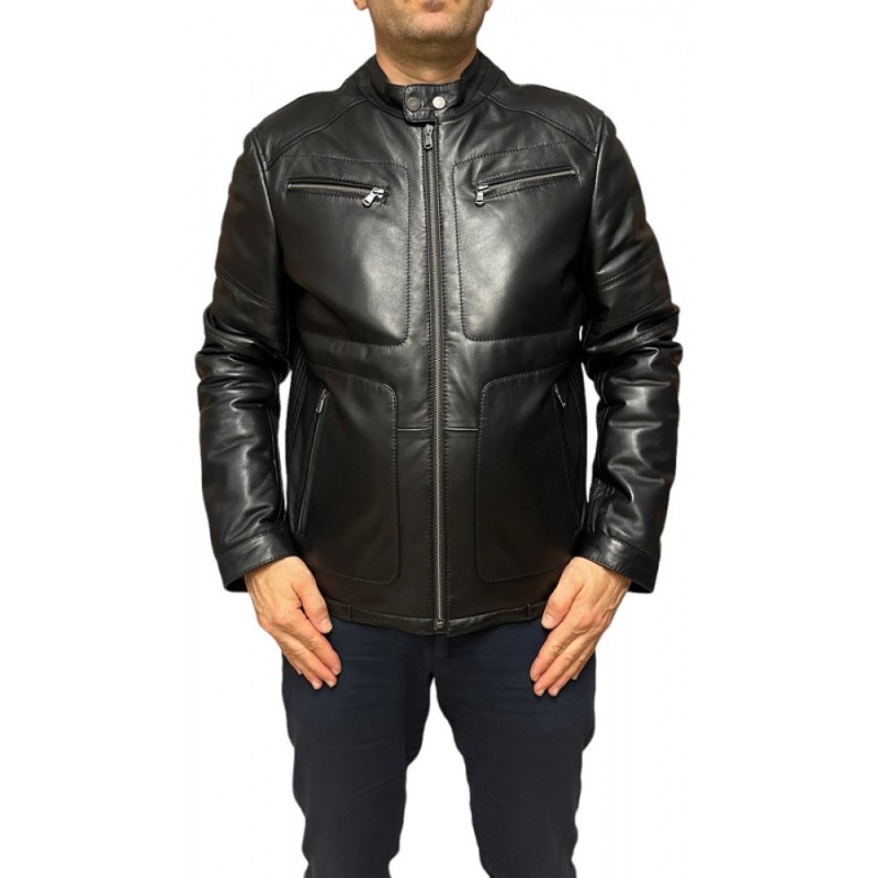 GR-DREXLER ΑΝΔΡΙΚΟ ΔΕΡΜΑΤΙΝΟ BIKER ΜΑΥΡΟ GR-DREXLER ΑΝΔΡΙΚΟ ΔΕΡΜΑΤΙΝΟ BIKER ΜΑΥΡΟ