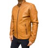 HARDY-1 MENS COGNAC LEATHER JACKET