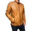 HARDY-1 MENS COGNAC LEATHER JACKET