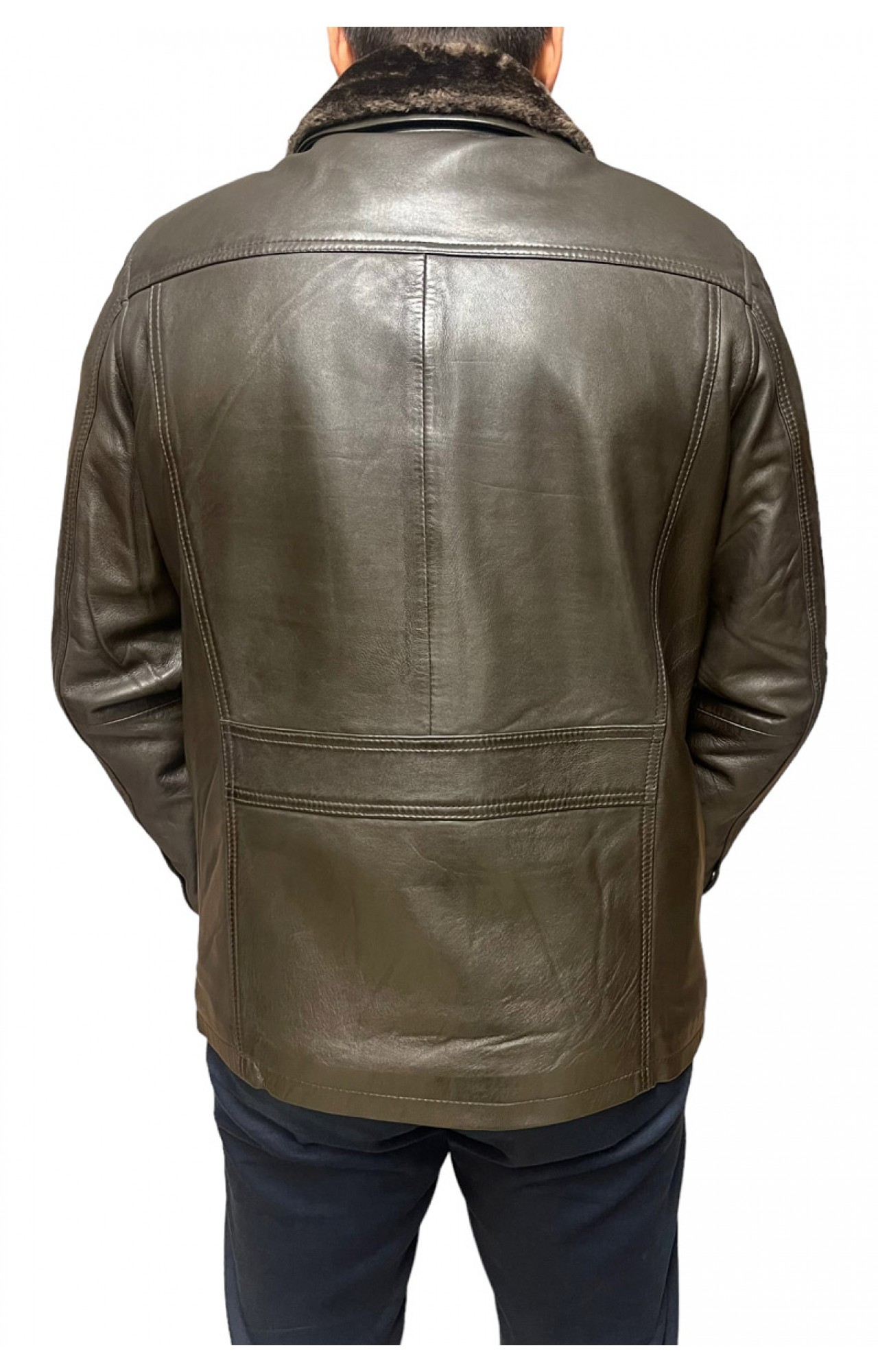 ID-4558A-BROWN ΑΝΔΡΙΚΟ ΔΕΡΜΑΤΙΝΟ ΜΠΟΥΦΑΝ ΚΑΦΕ