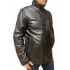 ID-4561-BLACK MENS LEATHER JACKET