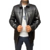 ID-4561-BLACK MENS LEATHER JACKET