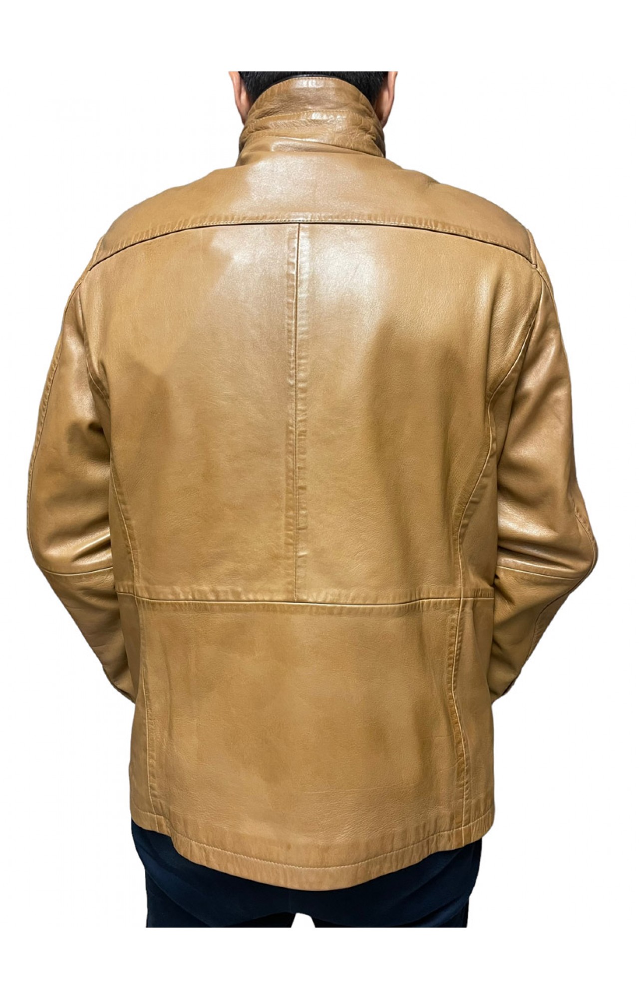 ID-4561-COGNAC MENS LEATHER JACKET