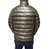 ID-4562-DK BROWN MENS PUFFER LEATHER JACKET