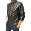 ID-4568-BLACK ΑΝΔΡΙΚΟ ΔΕΡΜΑΤΙΝΟ ΜΠΟΥΦΑΝ ΜΑΥΡΟ