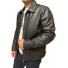 LAZARUS-BLACK MENS LEATHER JACKET