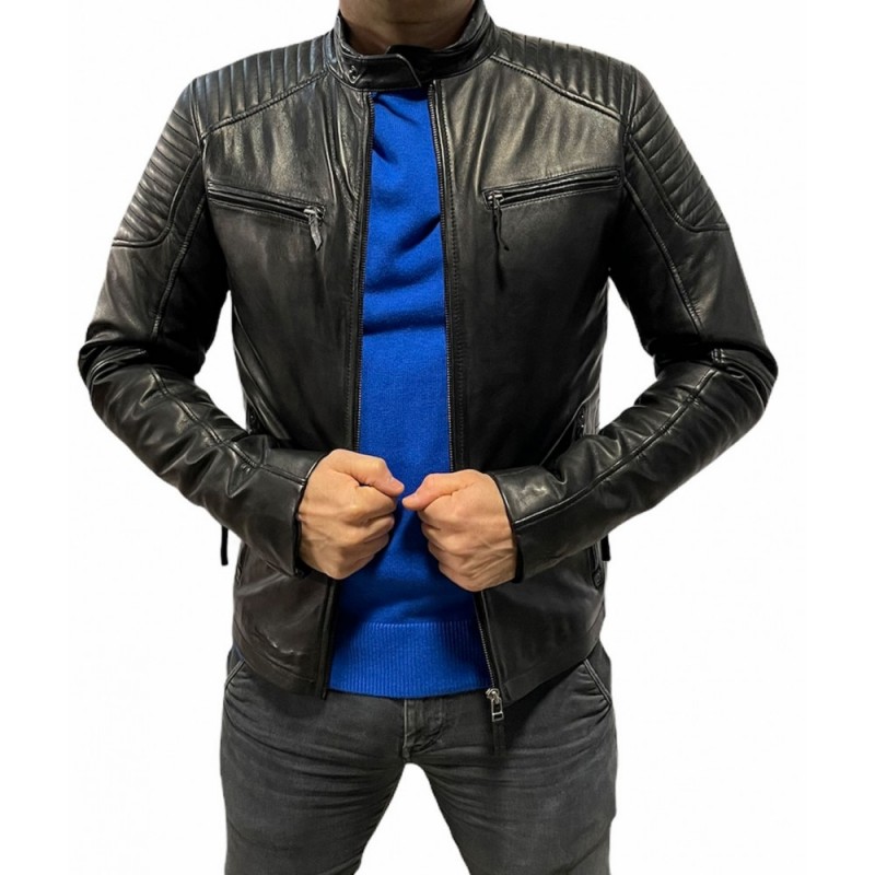 BO-COOPER ΑΝΔΡΙΚΟ ΔΕΡΜΑΤΙΝΟ BIKER ΜΑΥΡΟ BO-COOPER ΑΝΔΡΙΚΟ ΔΕΡΜΑΤΙΝΟ BIKER ΜΑΥΡΟ