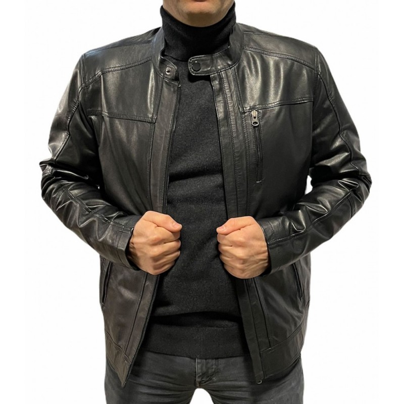 KORS ΑΝΔΡΙΚΟ ΔΕΡΜΑΤΙΝΟ BIKER BLACK KORS ΑΝΔΡΙΚΟ ΔΕΡΜΑΤΙΝΟ BIKER BLACK