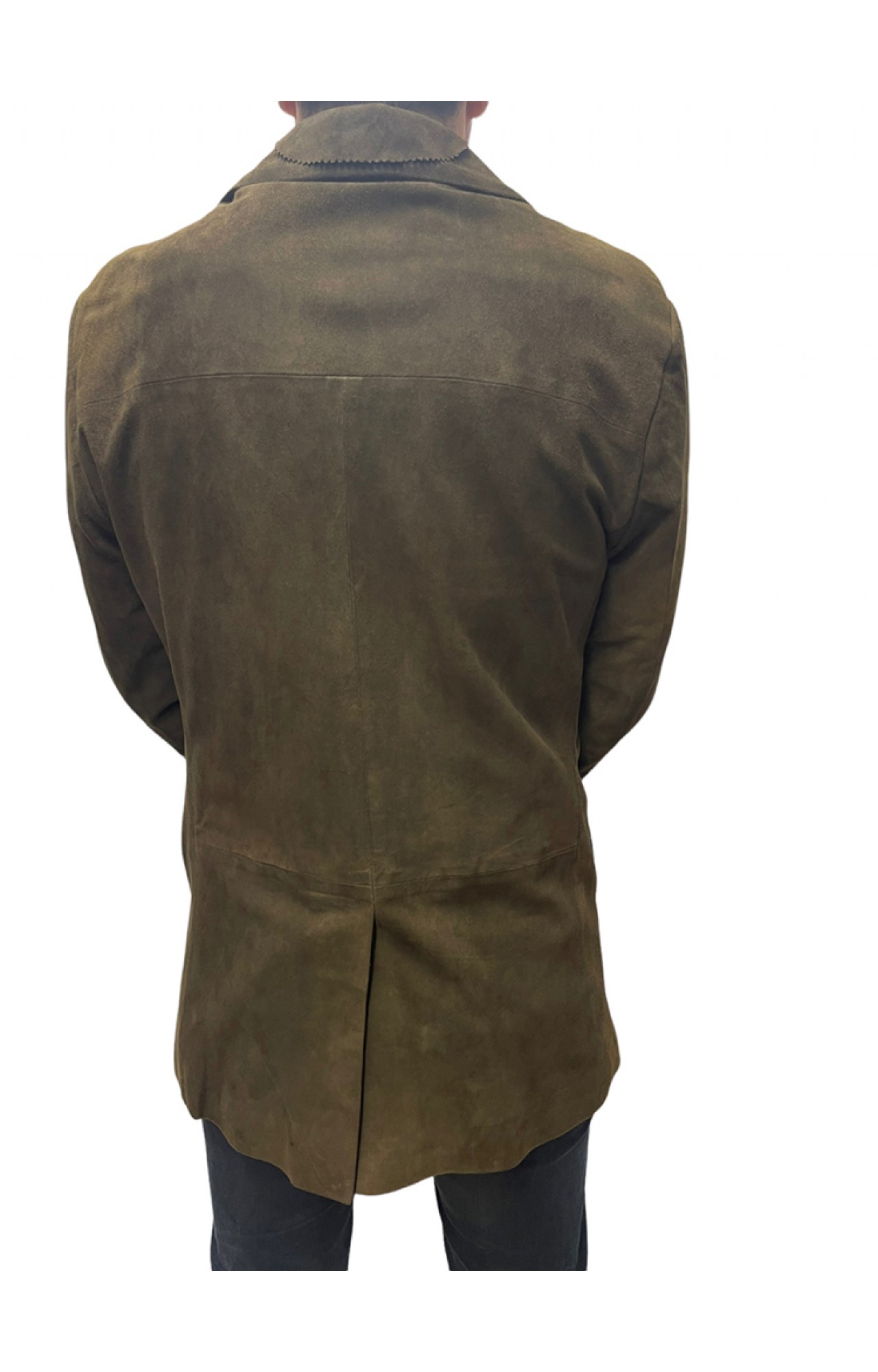 D-8530 MENS BROWN SUEDE BLAZER