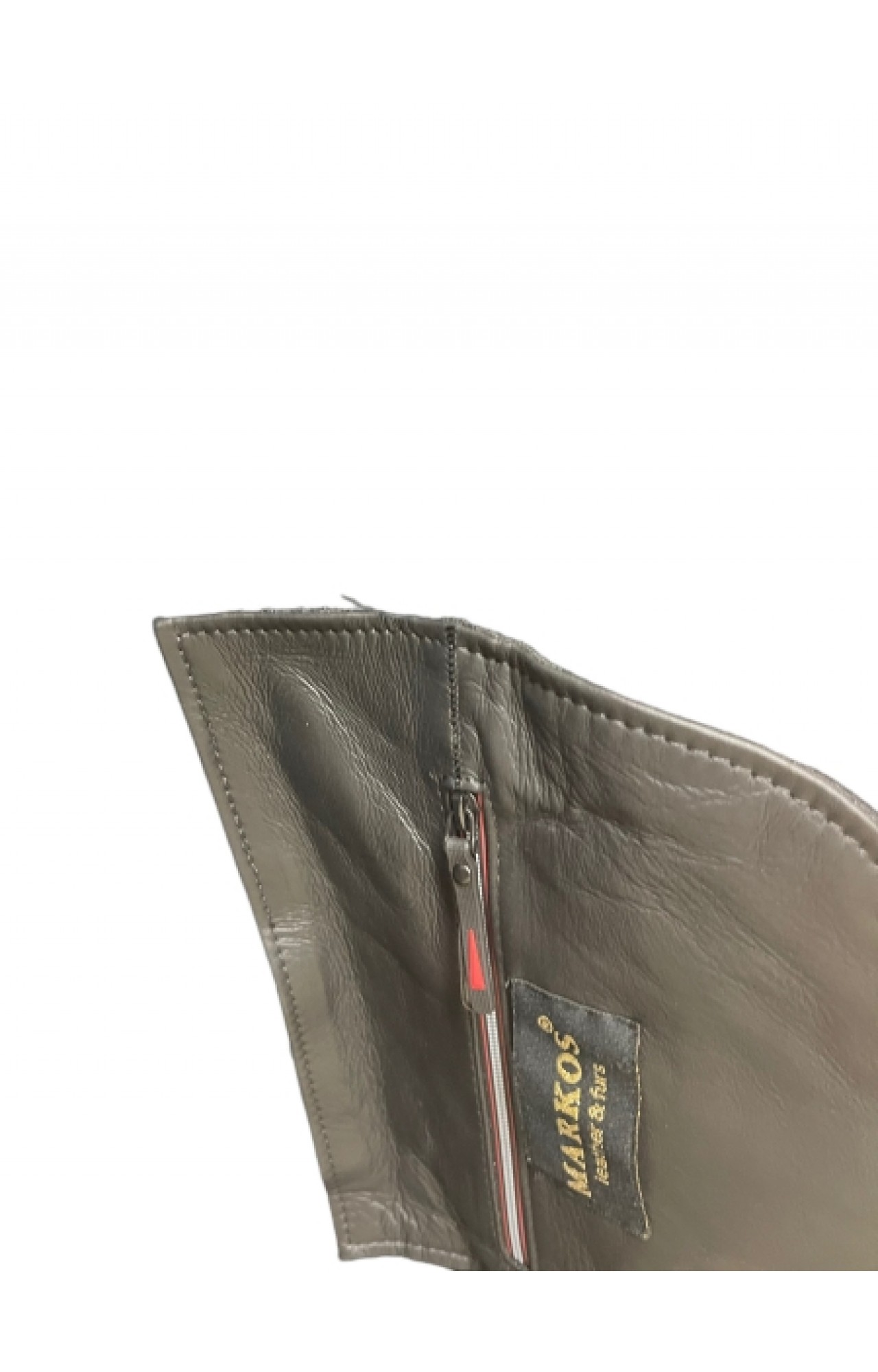 PILOT MENS BLACK LEATHER SHEEPSKIN