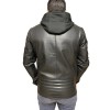 MENS LEATHER JACKET ALWIN BLACK J&F