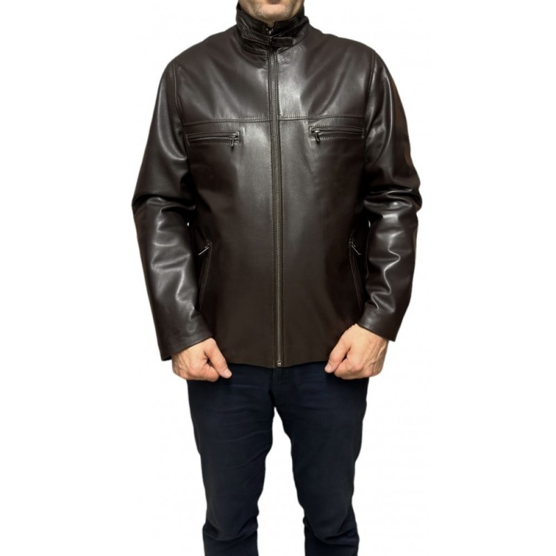 LAKIS ΑΝΔΡΙΚΟ ΔΕΡΜΑΤΙΝΟ ΜΠΟΥΦΑΝ ΚΑΦΕ