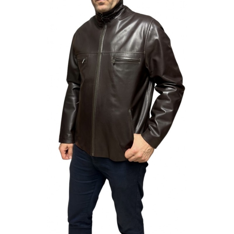 LAKIS ΑΝΔΡΙΚΟ ΔΕΡΜΑΤΙΝΟ ΜΠΟΥΦΑΝ ΚΑΦΕ