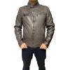 UC-5044 MENS LEATHER BIKER JACKET ANTHRACITE
