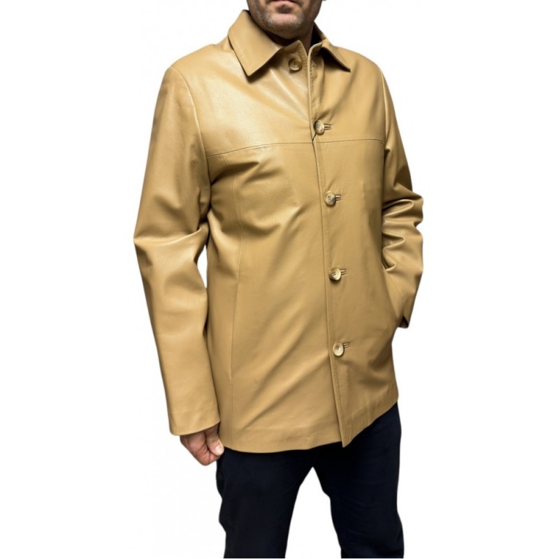 8111B ΑΝΔΡΙΚΟ ΔΕΡΜΑΤΙΝΟ ΜΑΚΡΥ ΣΑΚΑΚΙ ΜΠΕΖ 8111B ΑΝΔΡΙΚΟ ΔΕΡΜΑΤΙΝΟ ΜΑΚΡΥ ΣΑΚΑΚΙ ΜΠΕΖ