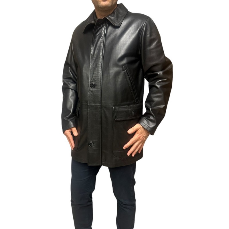 24376 ΑΝΔΡΙΚΟ ΔΕΡΜΑΤΙΝΟ ΤΖΑΚΕΤ ΜΑΥΡΟ 24376 ΑΝΔΡΙΚΟ ΔΕΡΜΑΤΙΝΟ ΤΖΑΚΕΤ ΜΑΥΡΟ