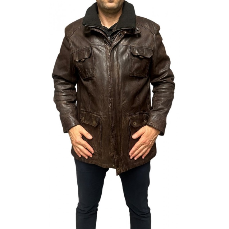 CLARK 7619 ΑΝΔΡΙΚΟ ΔΕΡΜΑΤΙΝΟ ΤΖΑΚΕΤ ΚΑΦΕ CLARK 7619 ΑΝΔΡΙΚΟ ΔΕΡΜΑΤΙΝΟ ΤΖΑΚΕΤ ΚΑΦΕ