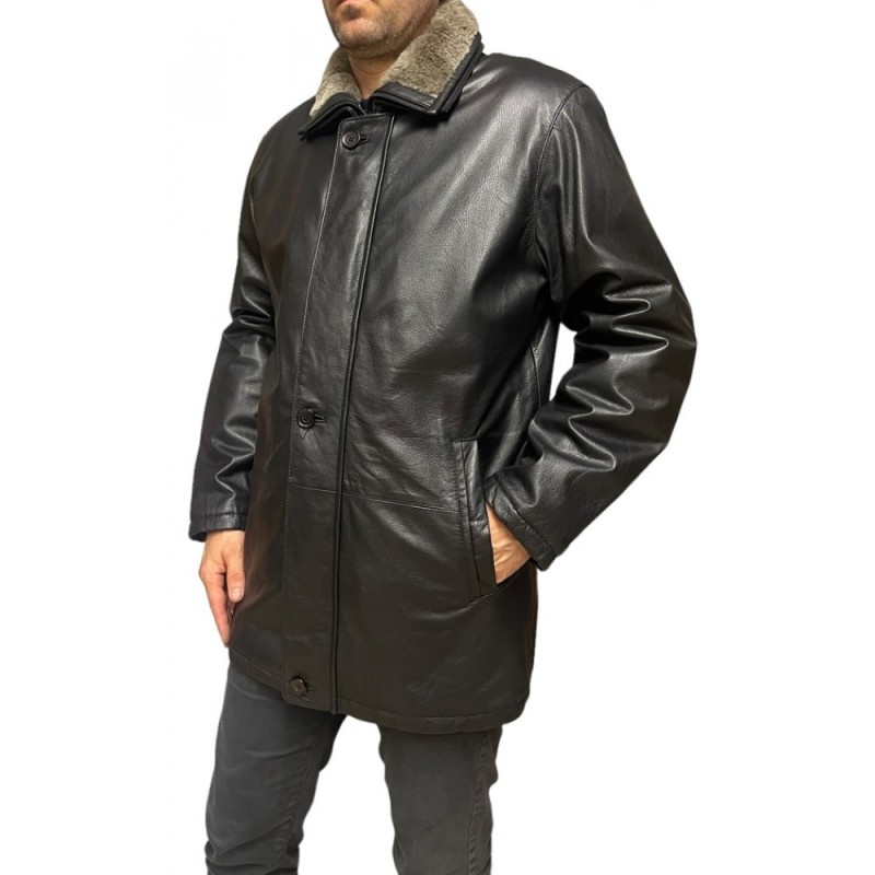 SM-LENNY ΑΝΔΡΙΚΟ ΔΕΡΜΑΤΙΝΟ ΤΖΑΚΕΤ ΜΑΥΡΟ SM-LENNY ΑΝΔΡΙΚΟ ΔΕΡΜΑΤΙΝΟ ΤΖΑΚΕΤ ΜΑΥΡΟ