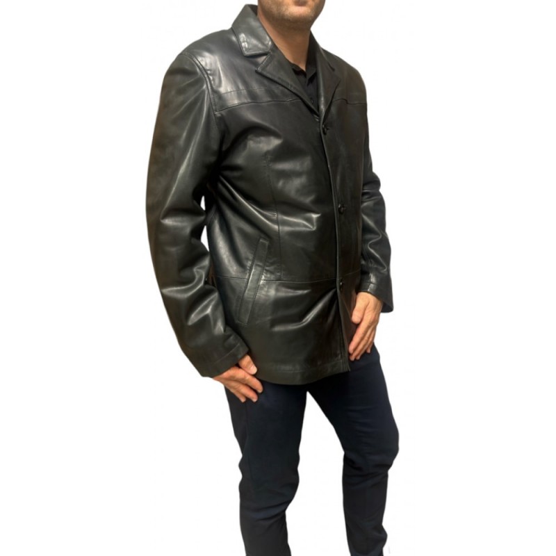 T-3297 ΑΝΔΡΙΚΟ ΔΕΡΜΑΤΙΝΟ ΤΖΑΚΕΤ ΜΑΥΡΟ T-3297 ΑΝΔΡΙΚΟ ΔΕΡΜΑΤΙΝΟ ΤΖΑΚΕΤ ΜΑΥΡΟ