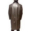 R-LUKAS MENS LEATHER COAT BROWN
