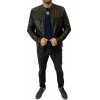 MARKOS LEATHER BO-CURTIS MENS LEATHER BIKER BLACK