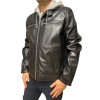 ID-4564 MENS BLACK LEATHER JACKET