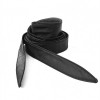 RITA WIDE BINDING BELT WOMEN'S GENUINE LEATHER BLACK