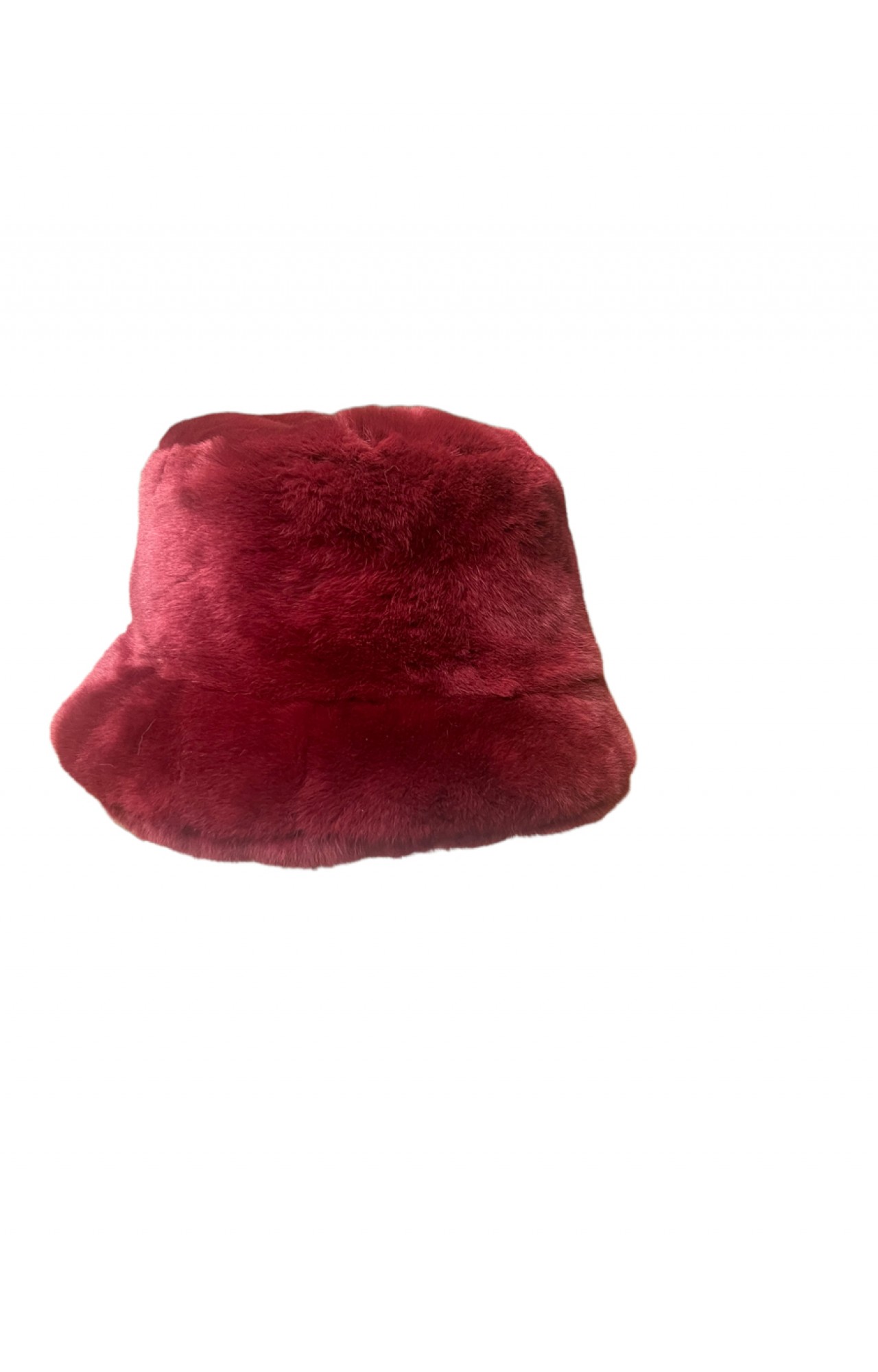WOMEN'S KATIA BURGUNDY FUR HAT