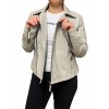 AW23-70 WOMENS LEATHER JACKET WHITE