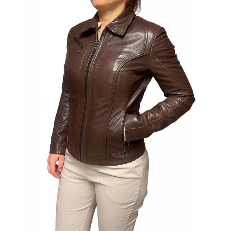 BO-SABRA-BOGOTA ΓΥΝΑΙΚΕΙΟ ΔΕΡΜΑΤΙΝΟ ΜΠΟΥΦΑΝ ΚΑΦΕ ΣΚΟΥΡΟ