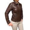 BO-SABRA-BOGOTA WOMENS LEATHER JACKET DARK BROWN
