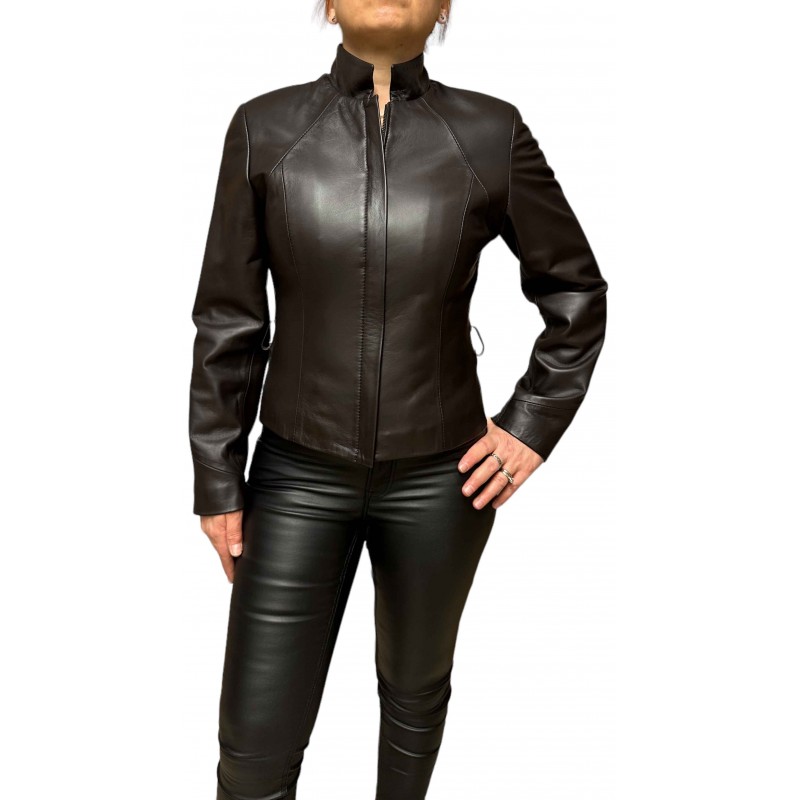 GOLDIE ΓΥΝΑΙΚΕΙΟ ΔΕΡΜΑΤΙΝΟ BIKER ΚΑΦΕ GOLDIE ΓΥΝΑΙΚΕΙΟ ΔΕΡΜΑΤΙΝΟ BIKER ΚΑΦΕ
