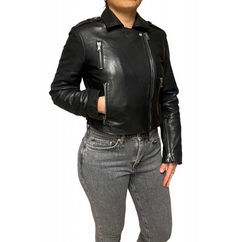 CRIMSON-BLACK ΓΥΝΑΙΚΕΙΟ ΔΕΡΜΑΤΙΝΟ ΜΠΟΥΦΑΝ ΜΑΥΡΟ