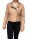 CRIMSON-PEACH WOMENS LEATHER JACKET