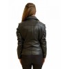 MARKOS LEATHER BO-ADELA WOMENS BIKER LEATHER JACKET BLACK 