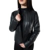 MARKOS LEATHER BO-LIMA WOMENS BIKER LEATHER JACKET BLACK