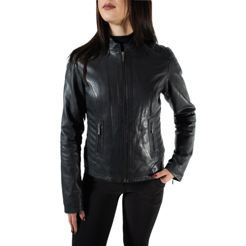 BO-LIMA ΓΥΝΑΙΚΕΙΟ ΔΕΡΜΑΤΙΝΟ ΜΠΟΥΦΑΝ ΜΑΥΡΟ