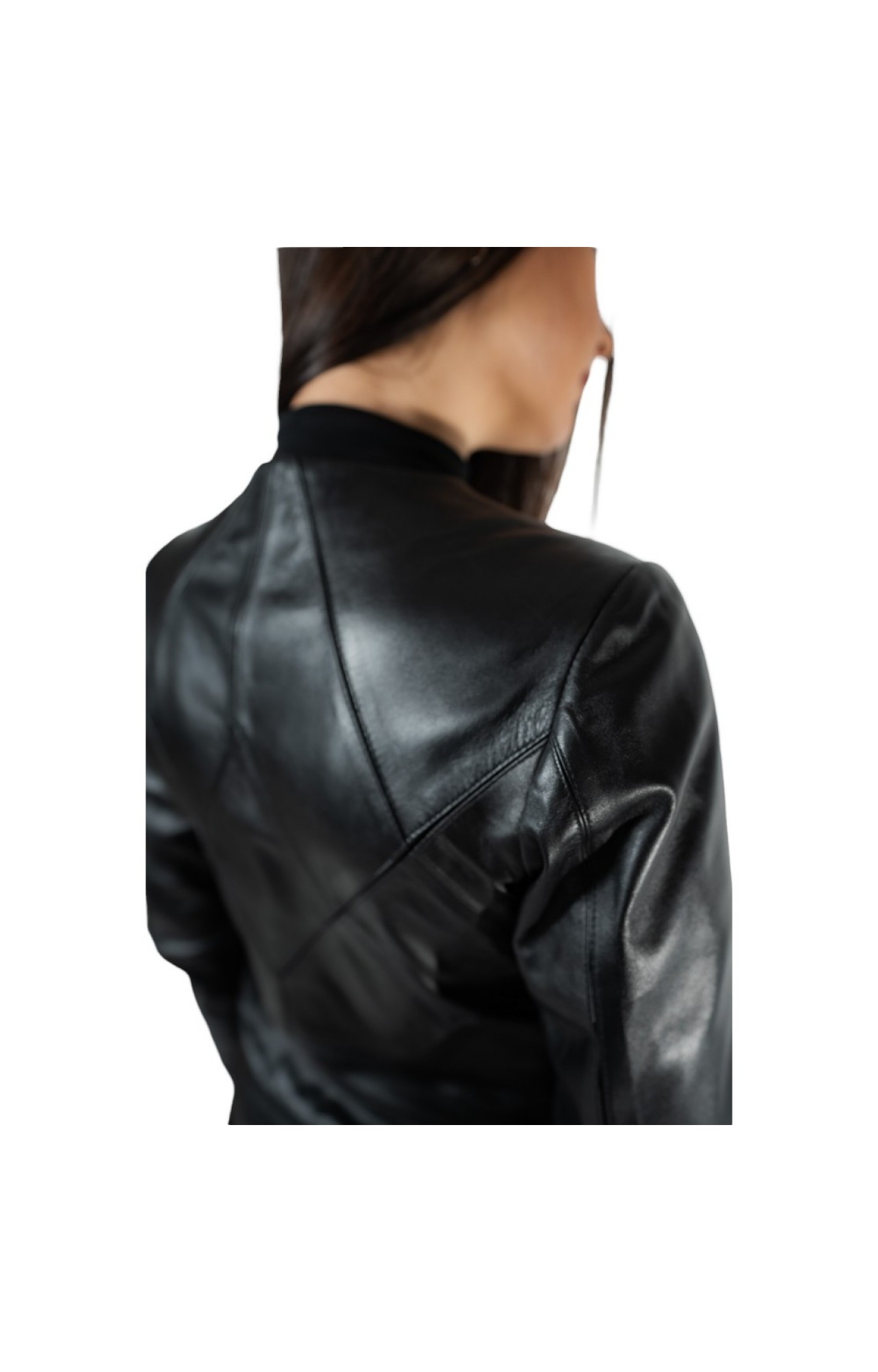 MARKOS LEATHER B-5041 WOMENS LEATHER BLACK JACKET 