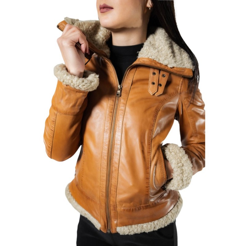 KH-BOMBER ΓΥΝΑΙΚΕΙΟ ΔΕΡΜΑΤΙΝΟ ΜΠΟΥΦΑΝ ΤΑΜΠΑ