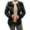 V-83 WOMENS LEATHER CHANEL BLACK