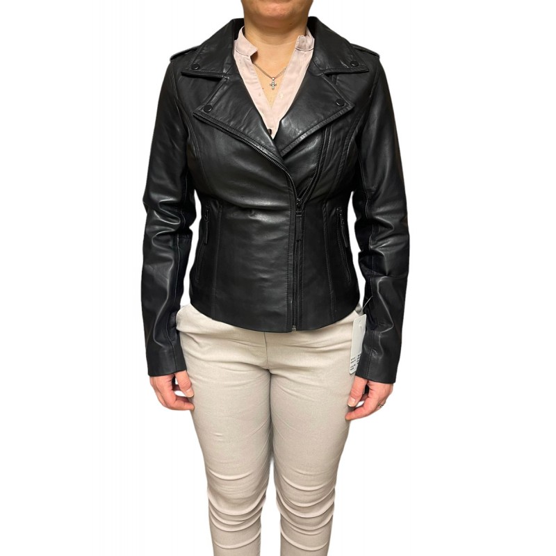 MUFFIN-BLACK ΓΥΝΑΙΚΕΙΟ ΔΕΡΜΑΤΙΝΟ ΜΠΟΥΦΑΝ ΜΑΥΡΟ