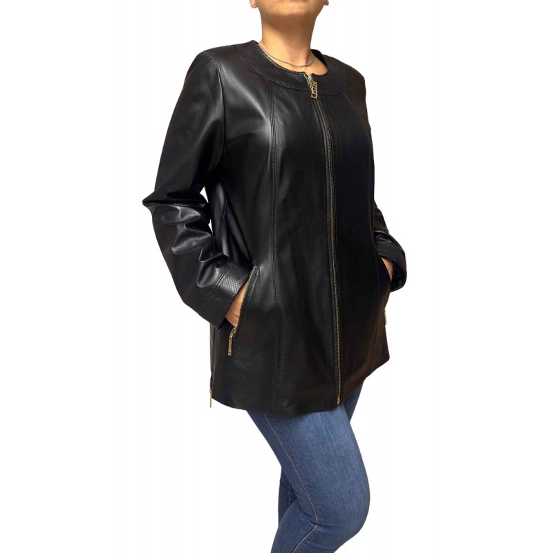 9815 ΓΥΝΑΙΚΕΙΑ ΔΕΡΜΑΤΙΝΗ ΖΑΚΕΤΑ ΜΑΥΡΗ 9815 ΓΥΝΑΙΚΕΙΑ ΔΕΡΜΑΤΙΝΗ ΖΑΚΕΤΑ ΜΑΥΡΗ